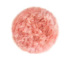 Jastuk za sjedalo Fluffy Round Pink 35 cm