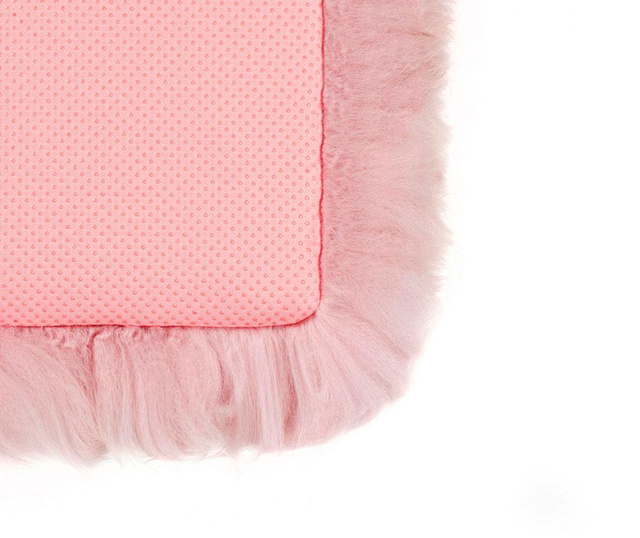 Jastuk za sjedalo Fluffy Round Pink 35 cm