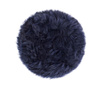 Sedežna blazina Fluffy Round Blue 35 cm