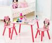 Set masa si 2 scaune pentru copii Minnie