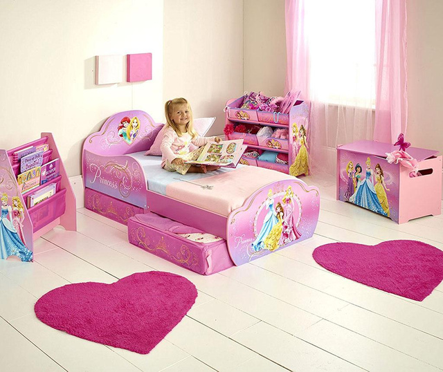 Dječji krevet s ladicama za spremanje Princess