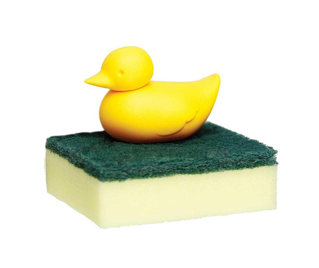 Držiak na kuchynskú hubku Duck Yellow