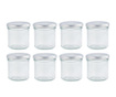 Set 8 steklenki s poklopcem Penny Medium 150 ml