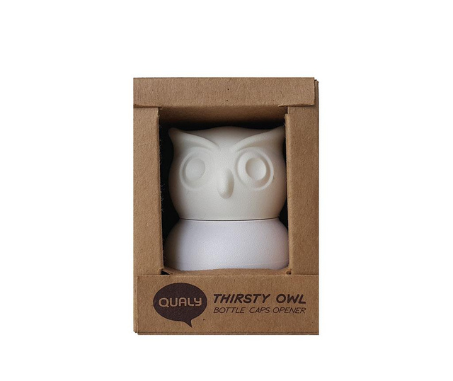Deschizator pentru sticle Thirsty Owl White