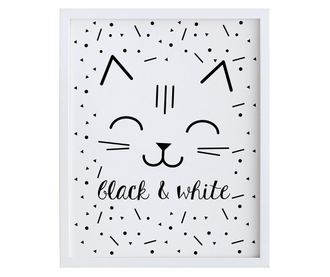 White and Black Kép 40x50 cm
