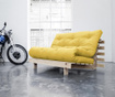 Sofa extensibila Roots Wide Natural and Yellow