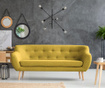 Sicile Yellow Háromszemélyes kanapé