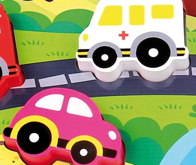 Traffic 8 darabos Puzzle típusú játék
