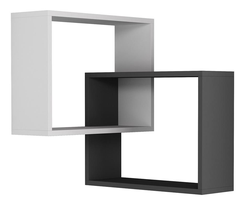 Ράφι τοίχου Ring  White Anthracite