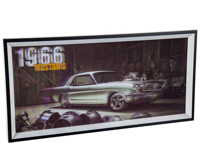 Комплект 2 картини 3D Mustang 26x50 см