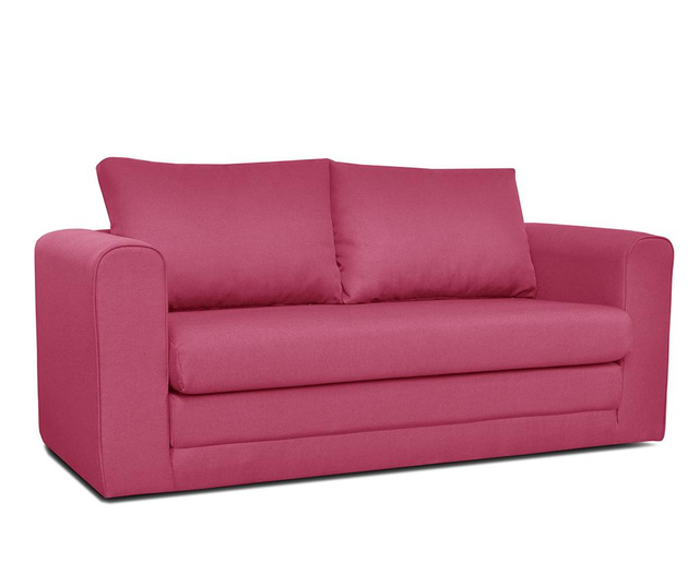 Canapea extensibila 2 locuri Cosmopolitan Design, Honolulu Fuchsia, fucsia, 158x69x80 cm