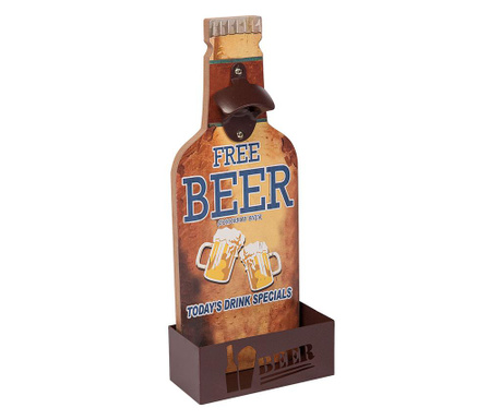 Nástěnný držák na láhve Free Beer