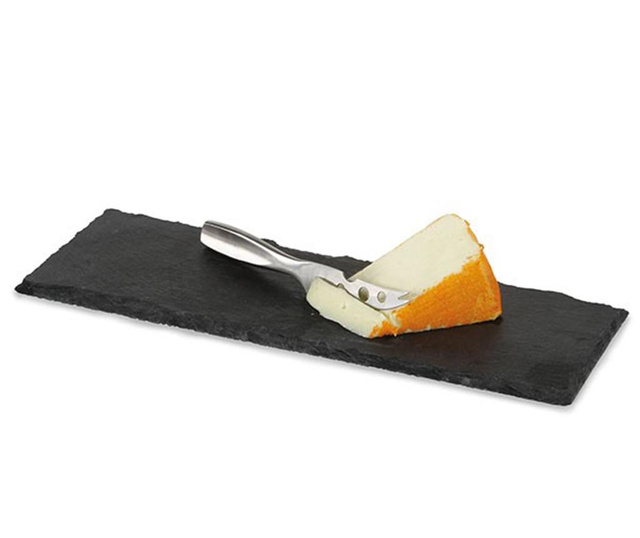 Set - nož za sir in servirni krožnik Cheesy Slate