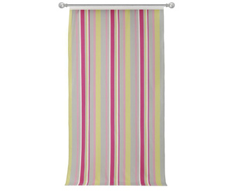 Draperie Stripes Pink Grey 140x270 cm