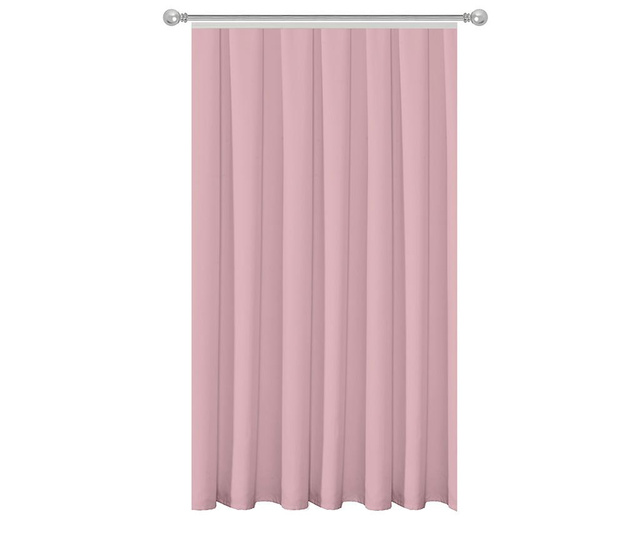 Zastor Plain Powder Pink 140x270 cm