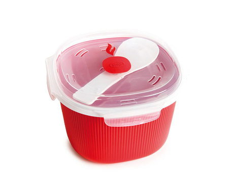 Κουτί με καπάκι για  μαγείρεμα δημητριακών Airtight Red 2.7 L