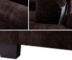 Canapea 2 locuri Rodier Interieurs, Tweed Dark Brown, maro inchis, 147x93x88 cm