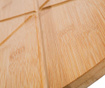 Platou pentru pizza Bambum, Slice, lemn de bambus, 35x35x2 cm