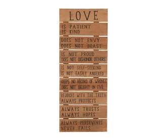 Stenska dekoracija Definition of Love