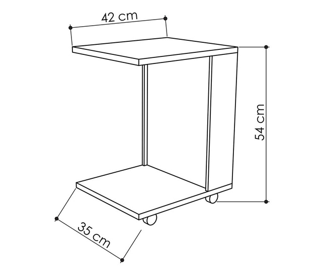 Masuta de cafea Section  White