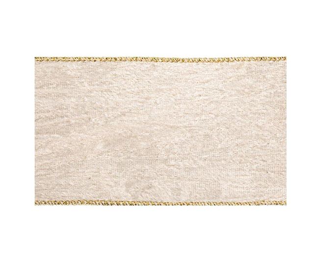 Ribbon Ivory Gold Dekoratív szalag