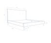 Kent Black Duo Light Grey Ágy 172x214 cm