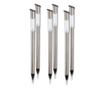 Set 6 lampi solare Näve, Verna, inox, 60x6x6 cm