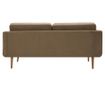 Sondero Beech Dark Brown Háromszemélyes Kanapé