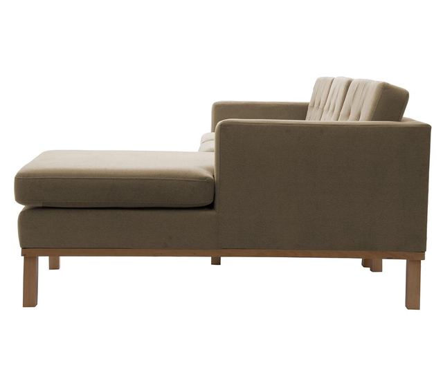 Jonan Oak Light Brown Jobboldali Sarokkanapé