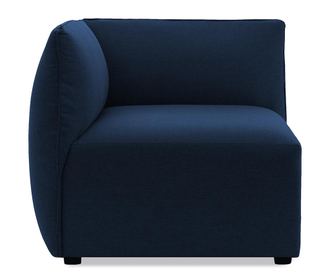 Cube Dark Blue Baloldali Kanapé Bővítmény