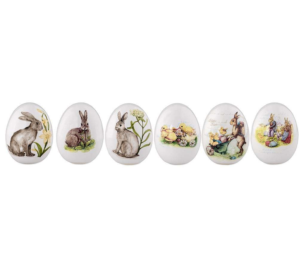 Set 6 dekoracij Rabbit Decal - Vivre
