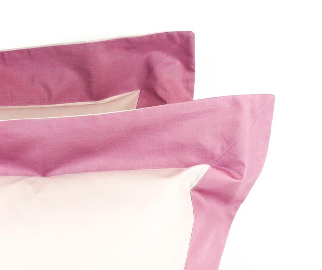 Floriane Sand and Dusty Pink Kétszemélyes Extra Percale Ágynemű