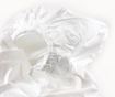 Burrato White Percale Gumis lepedő 180x200 cm