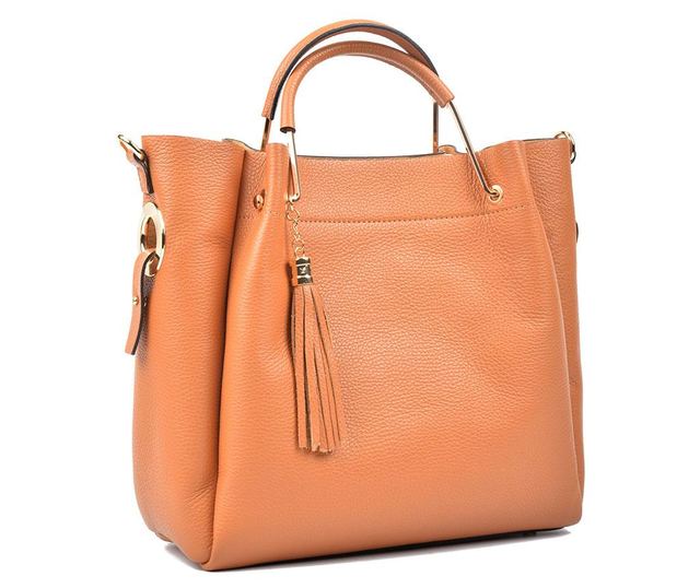 Дамска чанта Grenia Cognac
