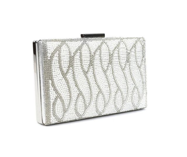Дамска чанта тип клъч Odessa Silver