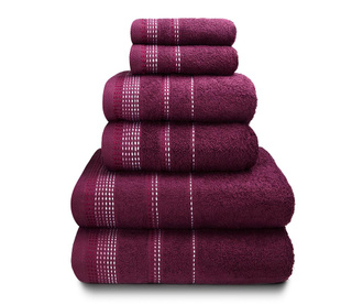 Zestaw 6 ręczników kąpielowych Berkley Mulberry