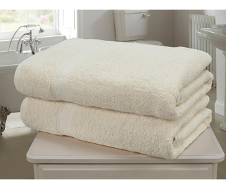 Комплект 2 кърпи за баня Royal Kensington Cream 90x140 см