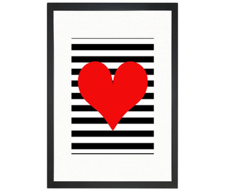 Tablou Oyo Concept, Hearts, MDF imprimat, 24x29 cm