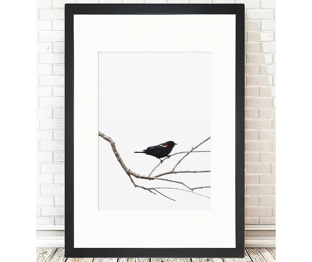 Картина Bird on the Branch 24x29 см