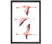Flying Flamingos Kép 24x29 cm