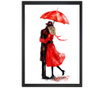 Couple Under Umbrella Kép 24x29 cm
