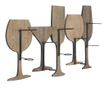Suport de perete pentru sticle Mauro Ferretti, Glass, fier