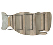 Suport de perete pentru sticle Mauro Ferretti, Whale, fier, 25x80x13 cm