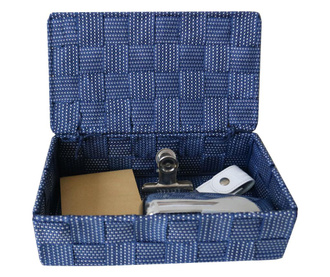 Кутия с капак Spotted Blue Grey