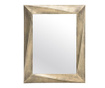 Oglinda Inart, Selaso Gold, plastic, 60x4x75 cm, galben-auriu