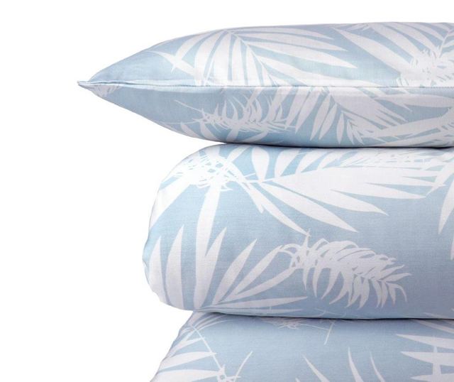 Спален комплект Single Satin Palm Beach Light Blue