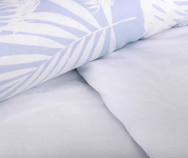 Спален комплект Single Satin Palm Beach Light Blue