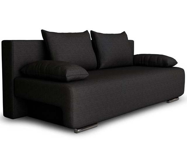Georgia Etna Dark Grey Háromszemélyes kihúzható kanapé