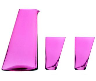 Ponza Grande Fuchsia Kancsó és 2 db pohár