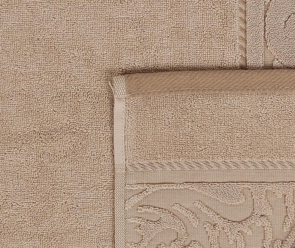 Komplet 2 brisač Sultan bež barve 50x90 cm - 5